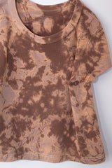 Reverse Tie-Dye Cropped Tee - ONE-OFF