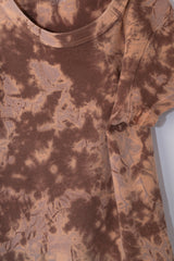 Reverse Tie-Dye Cropped Tee - ONE-OFF