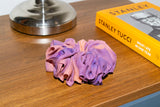 Micro Scrunchie In Purple Orange Reverse Tie-Dye