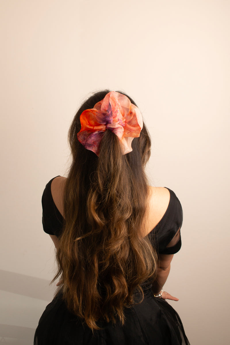 Mega Scrunchie In African Dusk Dye