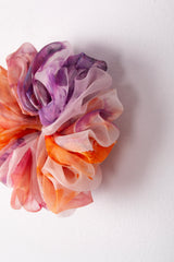 Micro Scrunchie In African Dusk Ice Dye