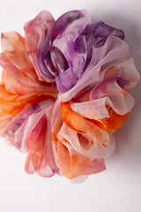 Micro Scrunchie In African Dusk Ice Dye