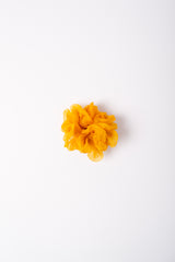 Micro Scrunchie In Yellow Poppy Crush Dye