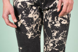 Bleach/Reverse Tie-Dye Jeans - Size S