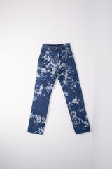 Reverse Stain Tie-Dye Jeans In Blue Wrangler - ONE-OFF