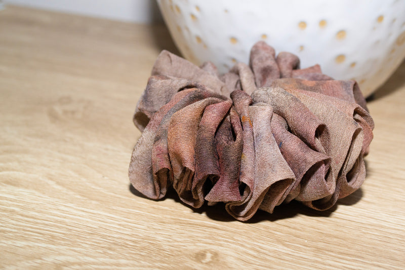 Micro Scrunchie In Bark Ice Dye