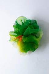 Mega Scrunchie In Golden Wattle Ice Dye