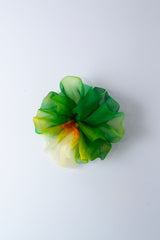 Mega Scrunchie In Golden Wattle Ice Dye
