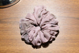 Micro Scrunchie In Antique Rose Reverse Tie-Dye