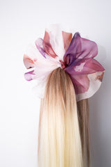 Giga Scrunchie in Rose Brown Ice Dye