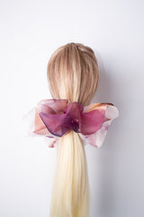 Giga Scrunchie in Rose Brown Ice Dye