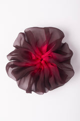 Mega Scrunchie In Blood Plum Dip Dye
