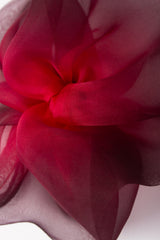Mini Scrunchie In Blood Plum Dip Dye
