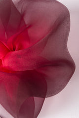 Mini Scrunchie In Blood Plum Dip Dye