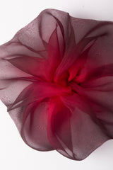 Mini Scrunchie In Blood Plum Dip Dye