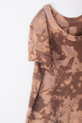 Reverse Tie-Dye Cropped Tee - ONE-OFF