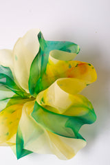 Giga Scrunchie in Golden Wattle Ice Dye