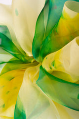 Giga Scrunchie in Golden Wattle Ice Dye