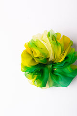Micro Scrunchie In Golden Wattle Ice Dye