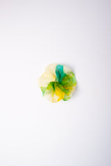 Mini Scrunchie In Golden Wattle Ice Dye