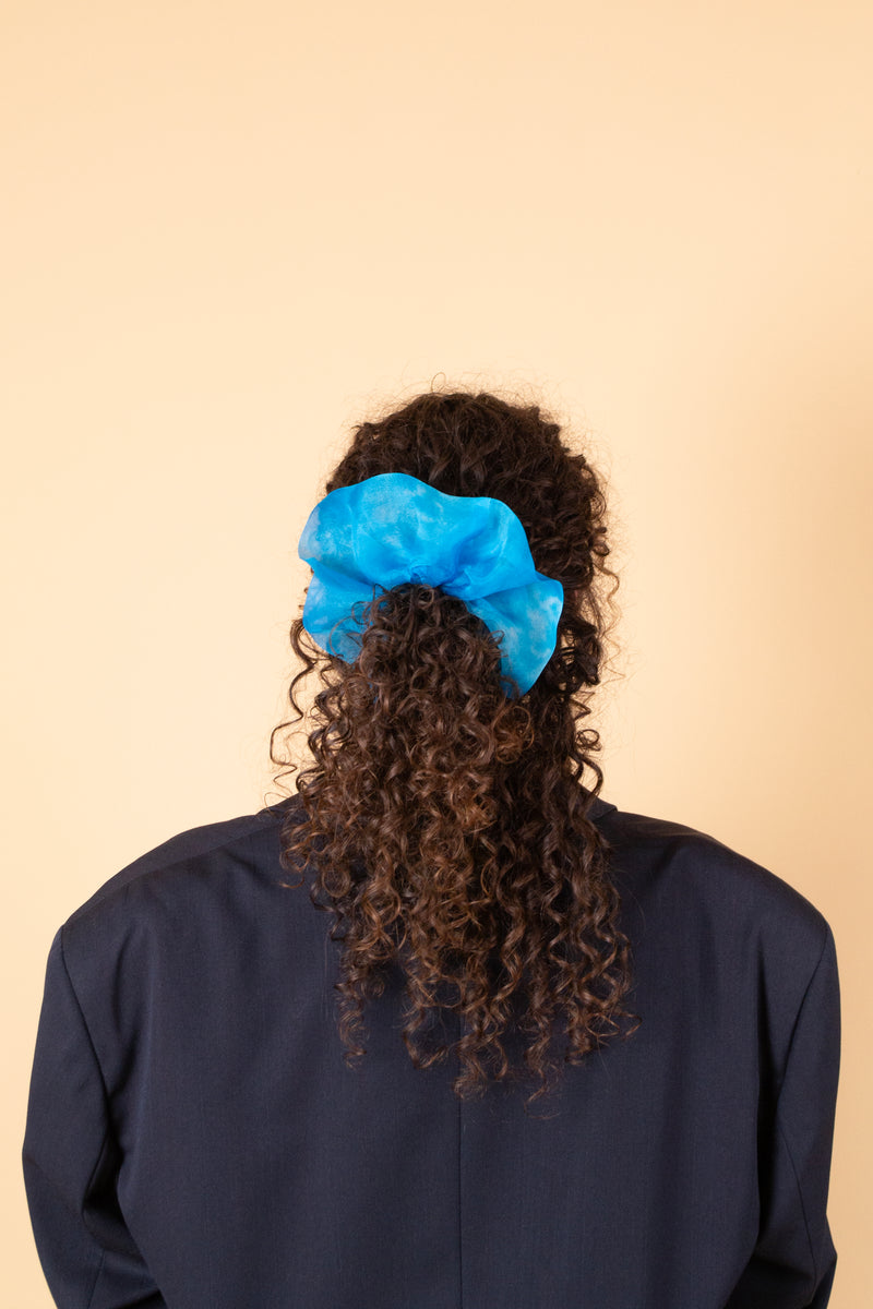 Mini Scrunchie In Pool Tie-Dye