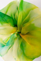 Mini Scrunchie In Golden Wattle Ice Dye