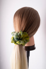 Micro Scrunchie In Avocado Crush Dye