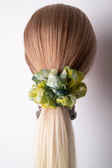 Micro Scrunchie In Avocado Crush Dye