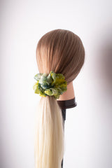 Micro Scrunchie In Avocado Crush Dye