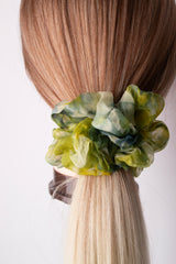 Micro Scrunchie In Avocado Crush Dye