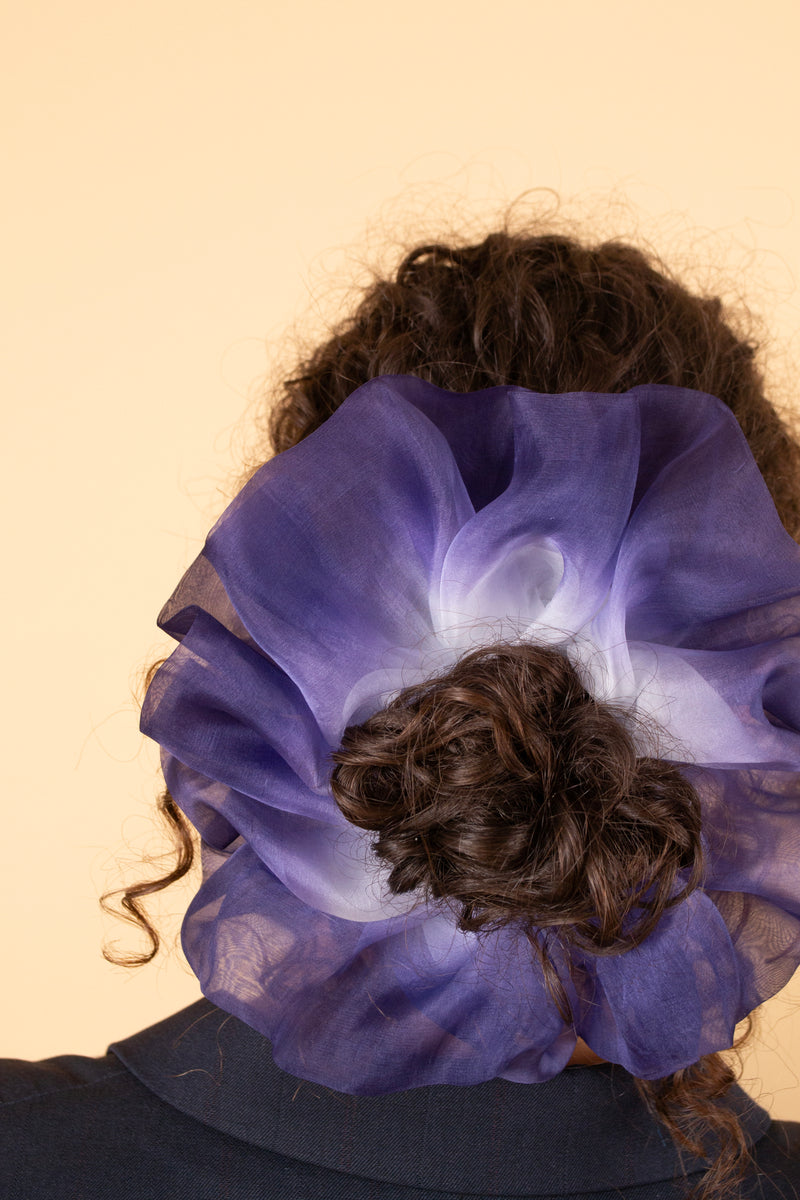 Mega Scrunchie In Hyacinth Dip Dye