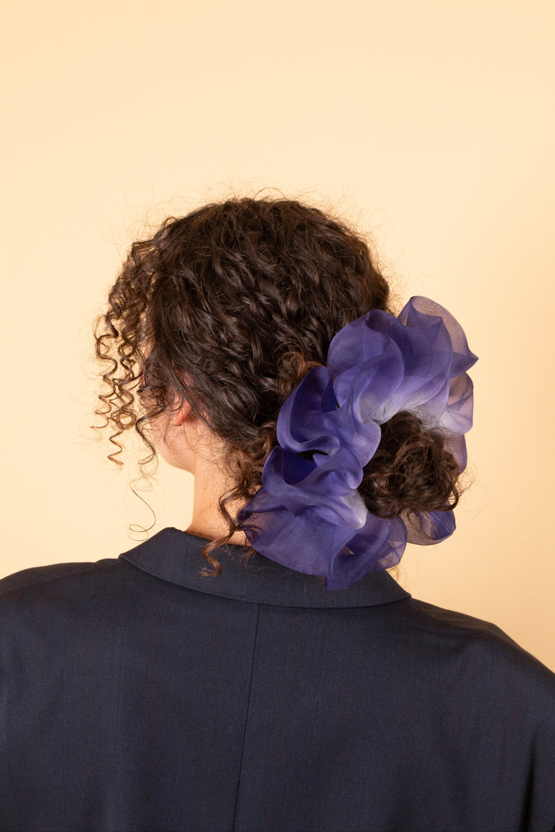 Mega Scrunchie In Hyacinth Dip Dye