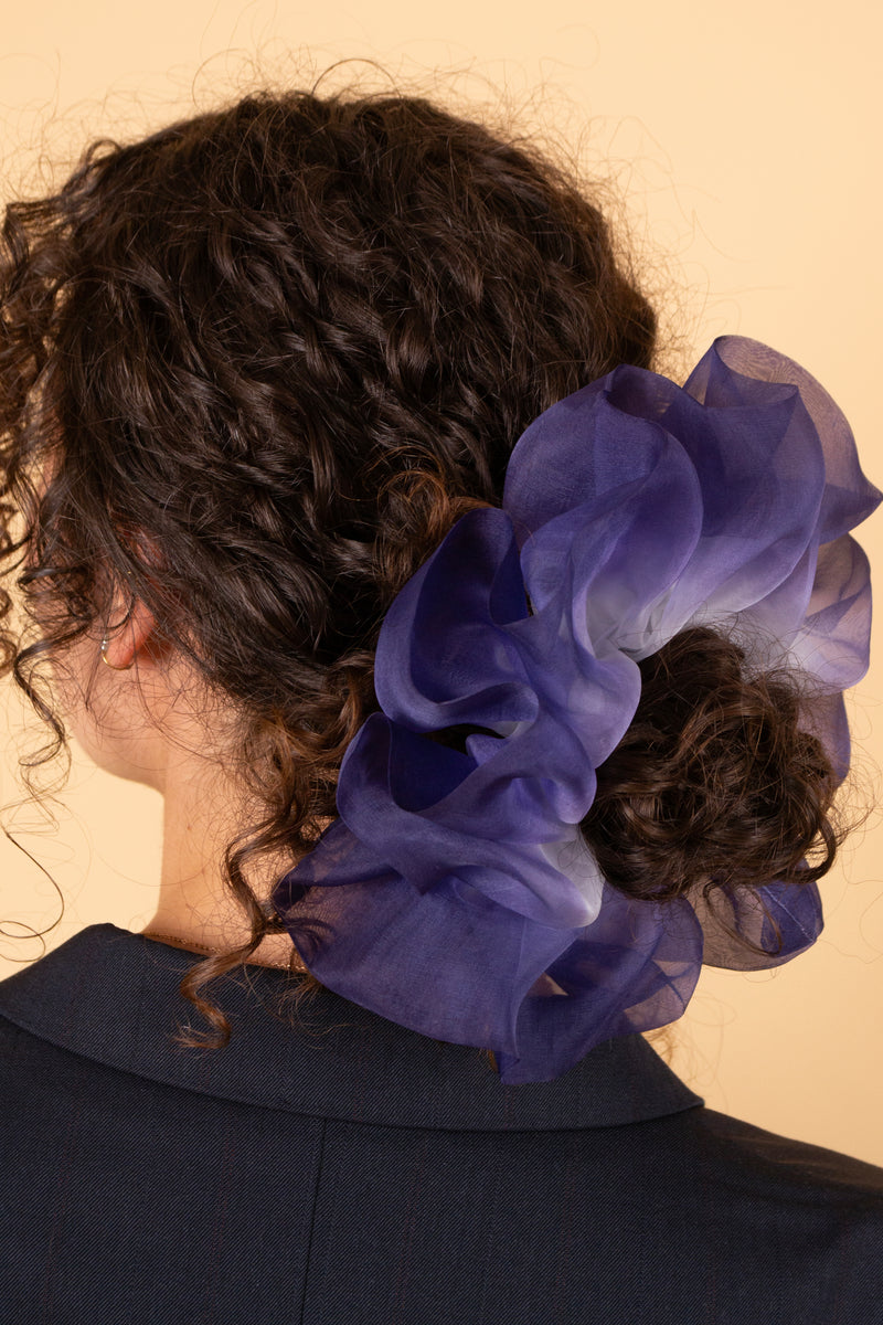 Mega Scrunchie In Hyacinth Dip Dye