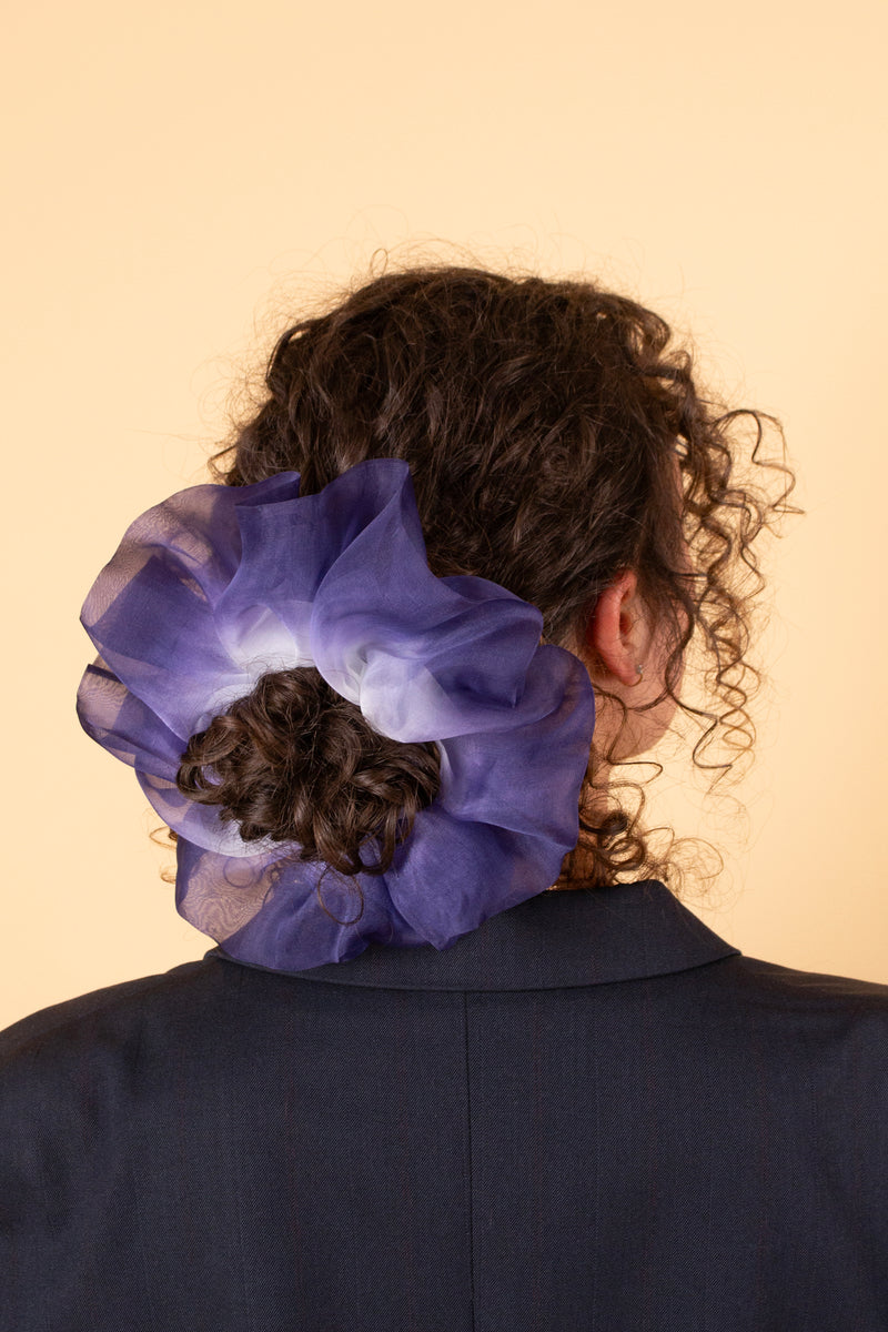 Mega Scrunchie In Hyacinth Dip Dye