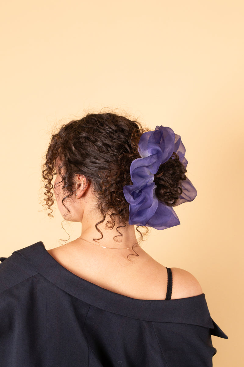 Mega Scrunchie In Hyacinth Dip Dye
