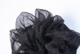 Micro Scrunchie In Black Crush Dye