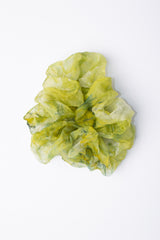 Mini Scrunchie In Avocado Crush Dye