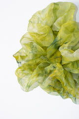 Mini Scrunchie In Avocado Crush Dye