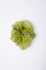 Mini Scrunchie In Avocado Crush Dye