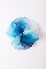 Mini Scrunchie In Frost Bloom Ice Dye