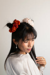 Micro Scrunchie In Terracotta Double Dye