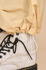 Cotton Downward Gradient Dye Cargo Pants in White Sand