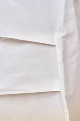 Cotton Downward Gradient Dye Cargo Pants in White Sand
