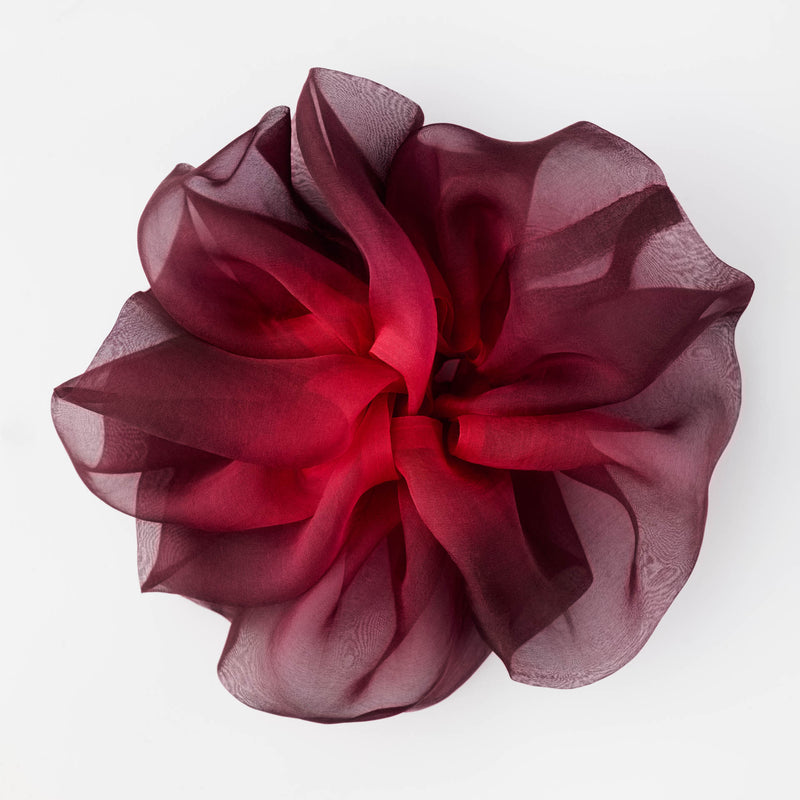 Mega Scrunchie In Blood Plum Dip Dye