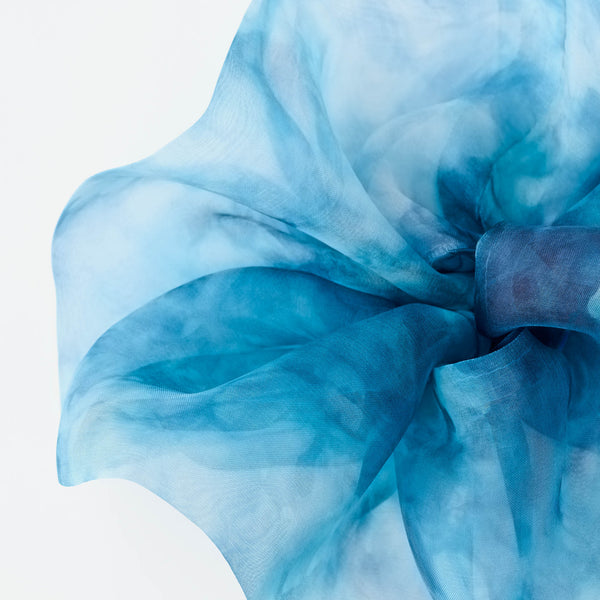 Mini Scrunchie In Ocean Tie-Dye