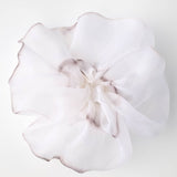 Mega Scrunchie In Black and White Feather Stroke Dye
