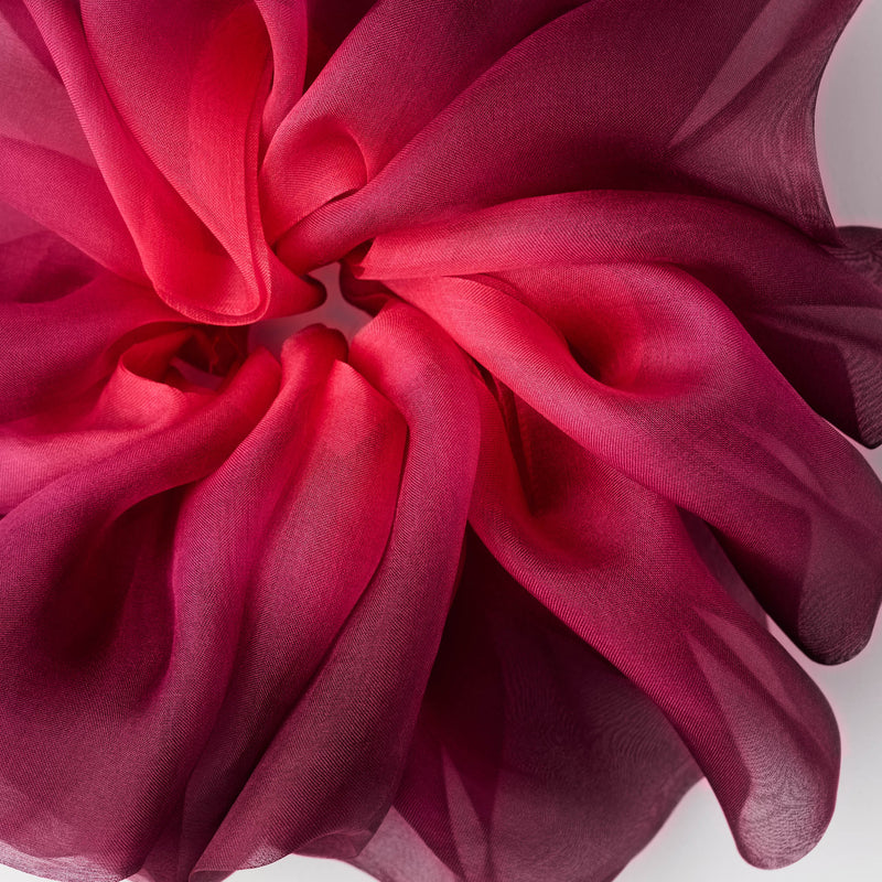 Mega Scrunchie In Blood Plum Dip Dye