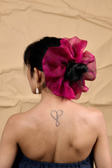 Giga Scrunchie in Wine's Mosto Tie-Dye