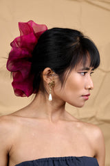 Giga Scrunchie in Wine's Mosto Tie-Dye