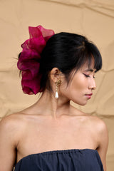 Giga Scrunchie in Wine's Mosto Tie-Dye